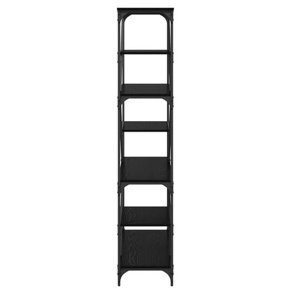 Libreria Rovere Nero 91 x 36 x 176 cm Legno multistrato | homemem39