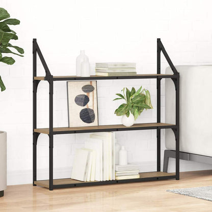 Scaffale da parete Rovere artigianale 80 x 21 x 78,5 cm