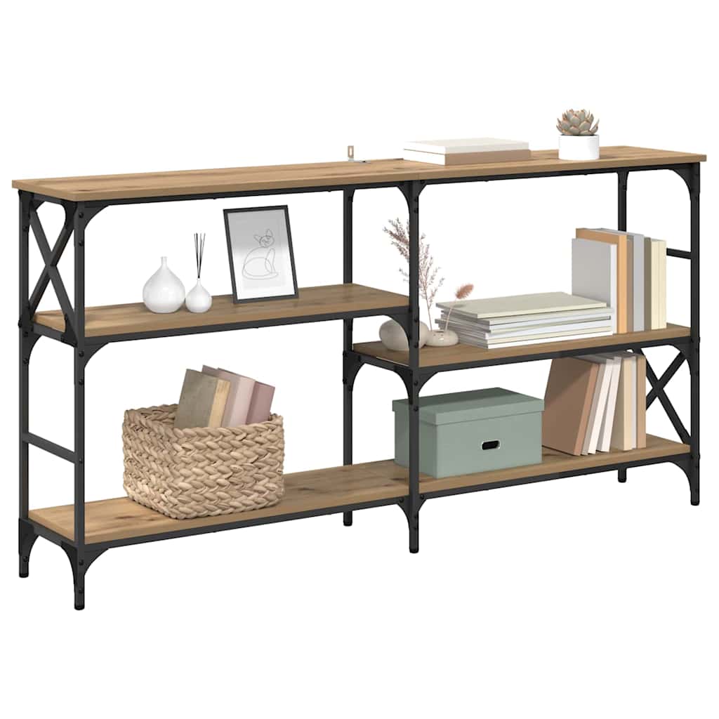 Tavolo consolle Rovere artigianale 150 x 29 x 76,5 cm