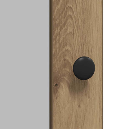 Credenza Rovere artigianale 100 x 35 x 80 cm Legno multistrato