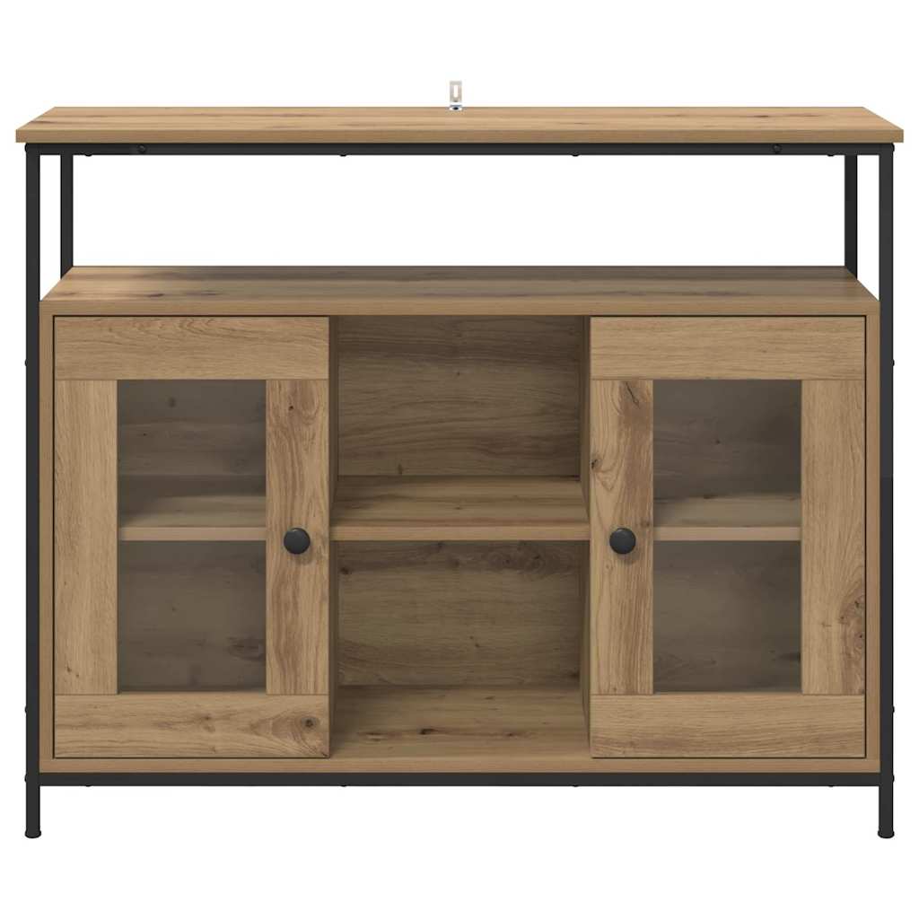 Credenza Rovere artigianale 100 x 35 x 80 cm Legno multistrato