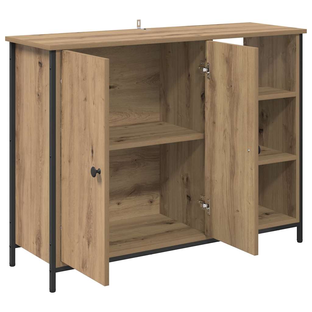 Credenza Rovere artigianale 100 x 33 x 75 cm Legno multistrato