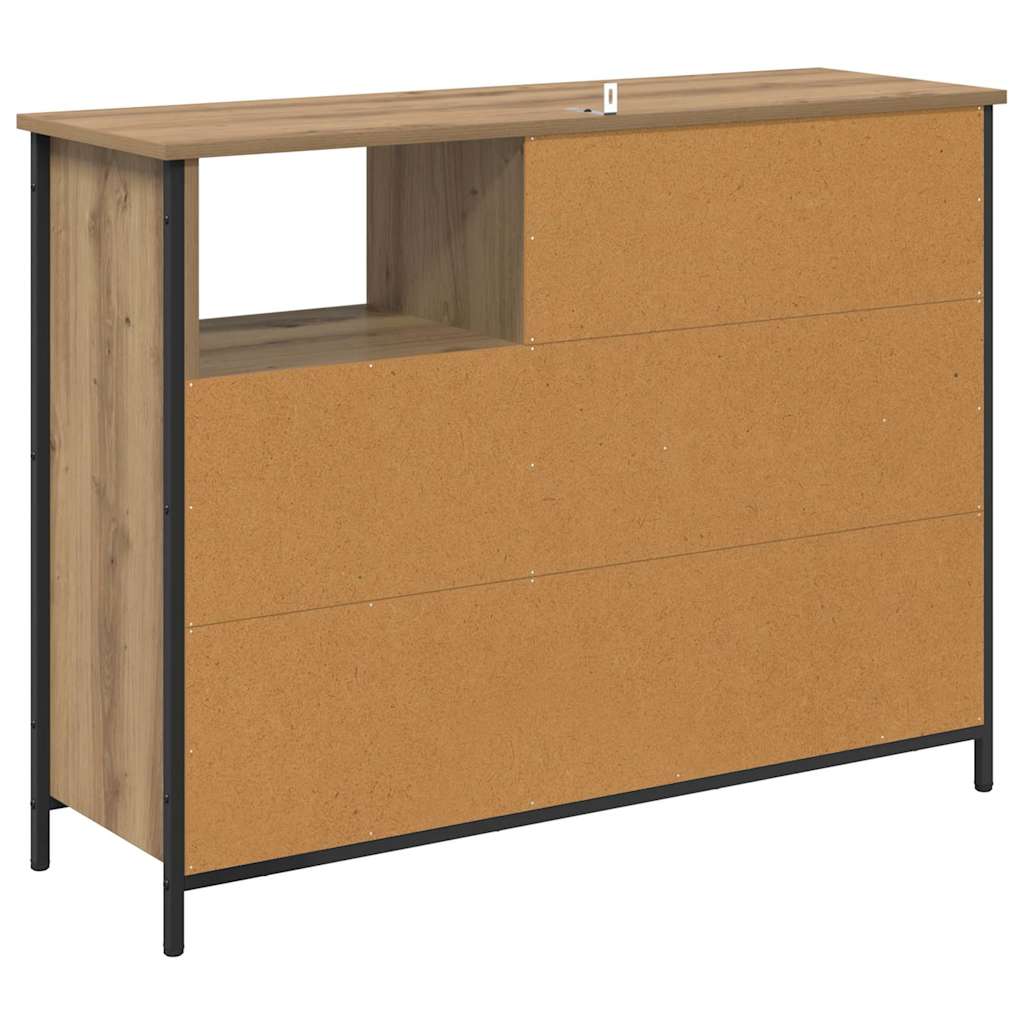 Credenza Rovere artigianale 100 x 33 x 75 cm Legno multistrato