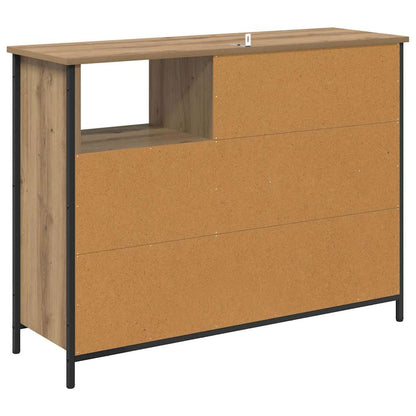 Credenza Rovere artigianale 100 x 33 x 75 cm Legno multistrato