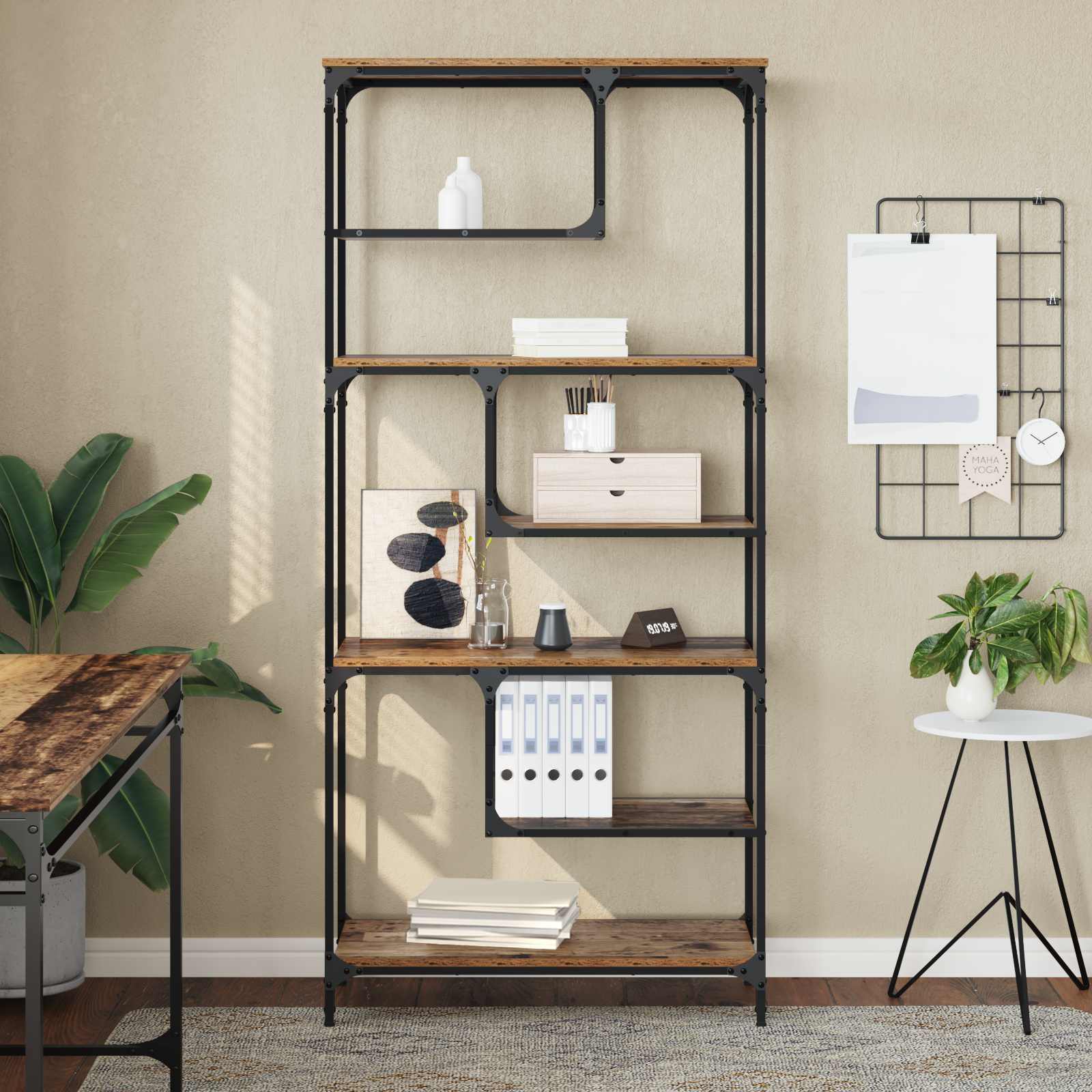 Libreria Legno vecchio 81 x 36 x 176 cm Legno multistrato | homemem39