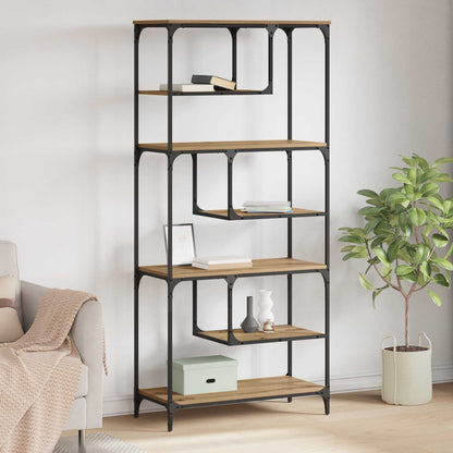 Libreria 6 livelli 81 x 36 x 176 cm Legno multistrato | homemem39
