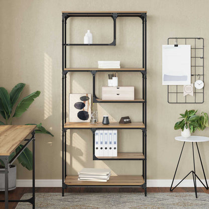 Libreria 6 livelli 81 x 36 x 176 cm Legno multistrato | homemem39