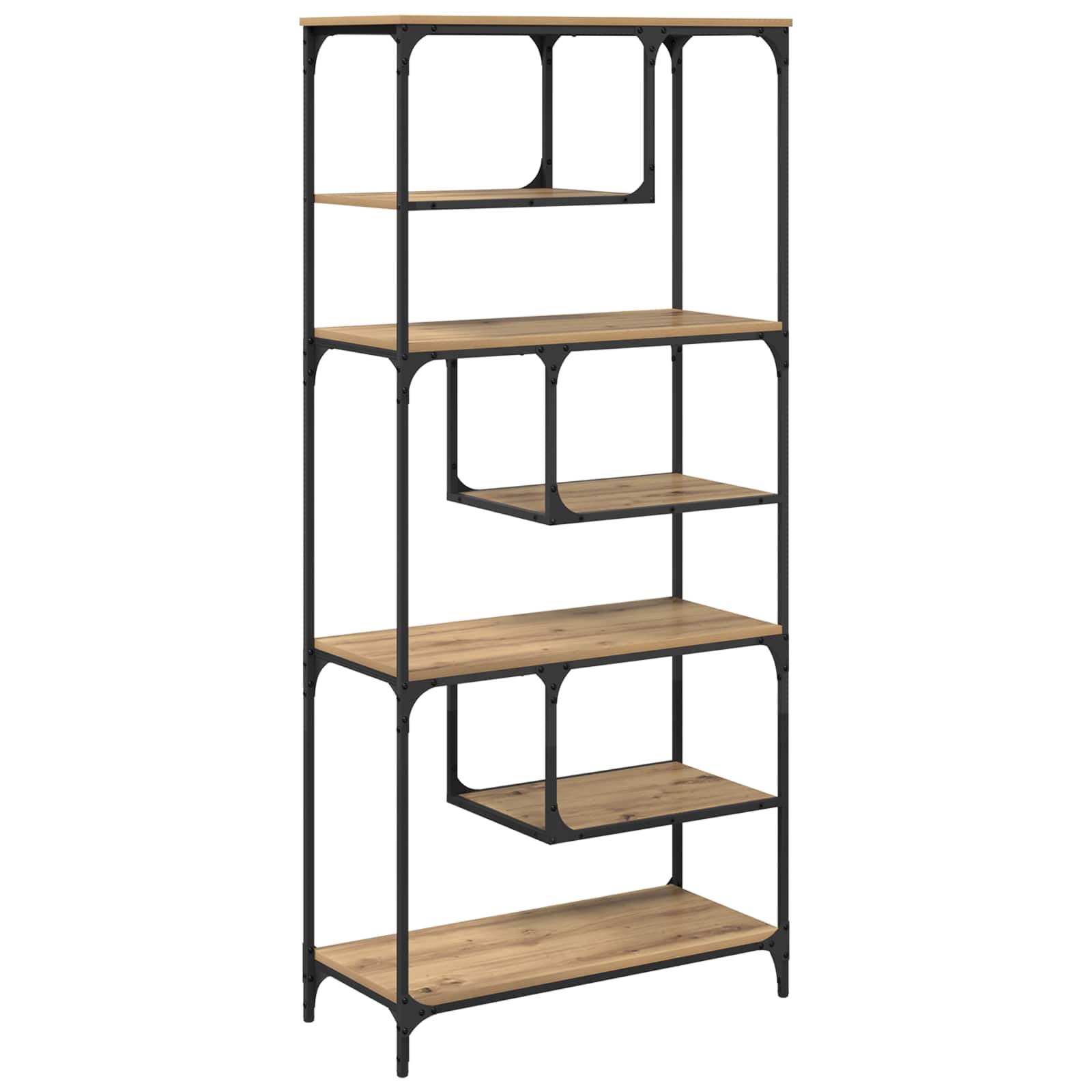Libreria 6 livelli 81 x 36 x 176 cm Legno multistrato | homemem39
