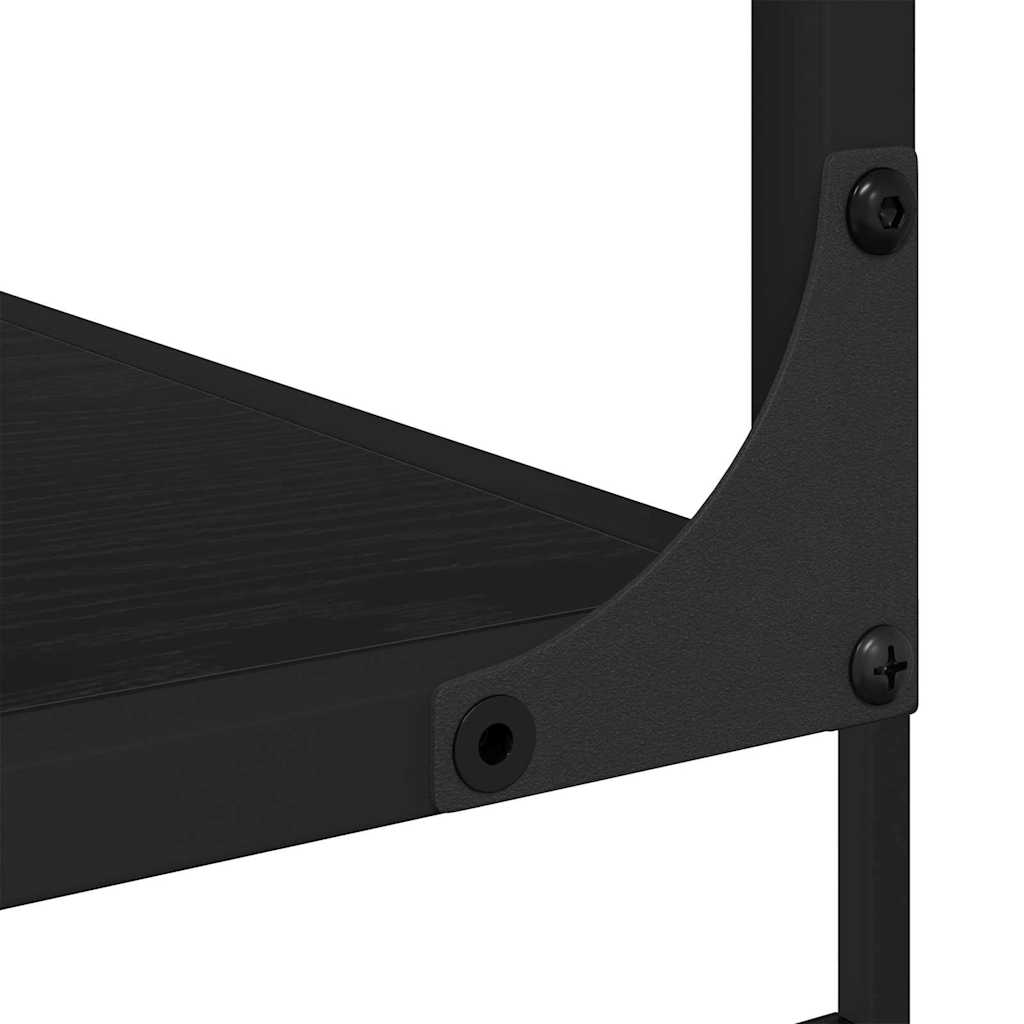 Libreria Rovere nero 81 x 36 x 176 cm Legno multistrato