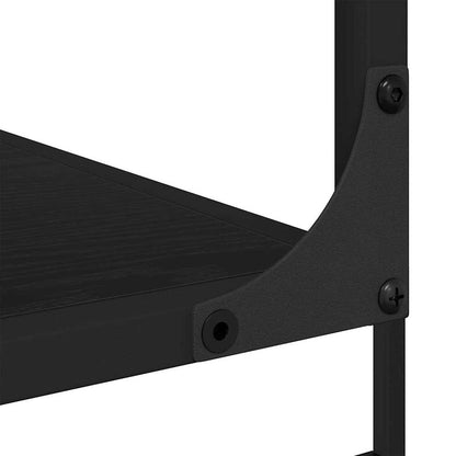 Libreria Rovere nero 81 x 36 x 176 cm Legno multistrato