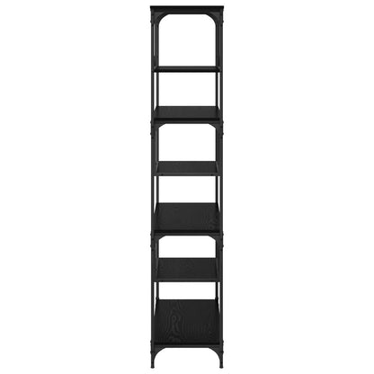 Libreria Rovere nero 81 x 36 x 176 cm Legno multistrato | homemem39