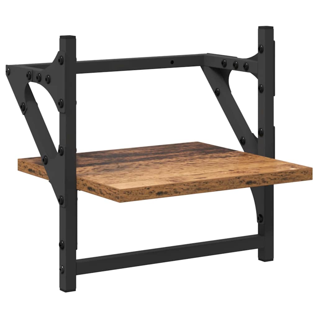 Set mensole da parete 6 pcs Legno vecchio 100 x 25 x 30 cm