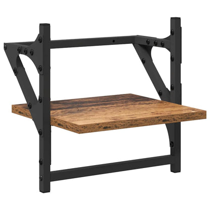 Set mensole da parete 6 pcs Legno vecchio 100 x 25 x 30 cm