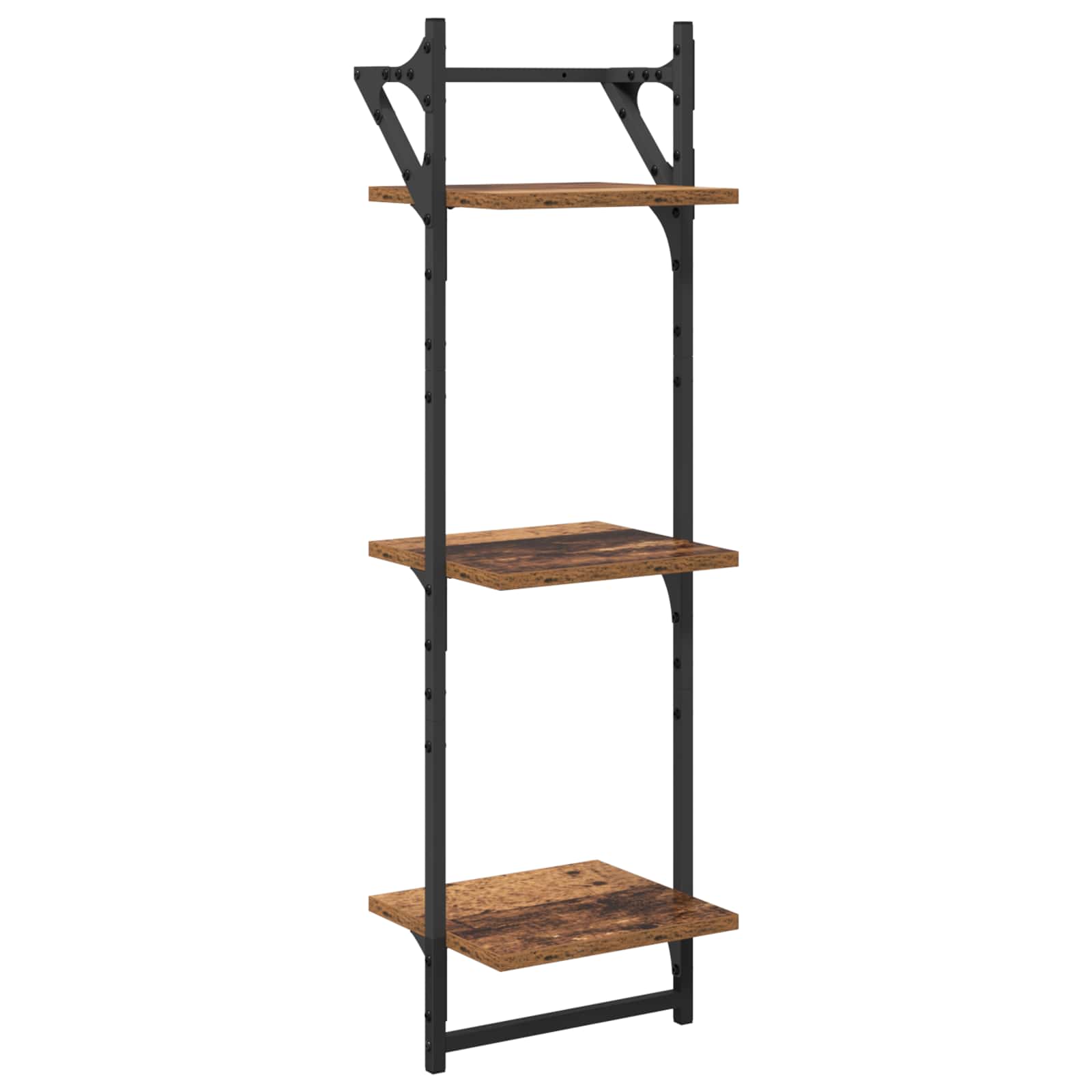 Set mensole da parete 6 pcs Legno vecchio 100 x 25 x 30 cm | homemem39