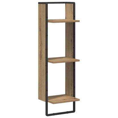 Scaffale da parete Rovere artigianale 30 x 25 x 100 cm