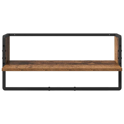 Set mensole da parete 4 pcs Legno vecchio 65 x 25 x 30 cm