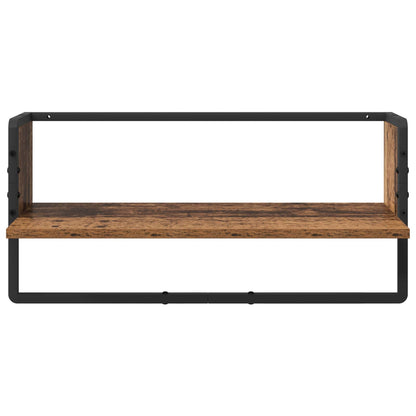 Set mensole da parete 4 pcs Legno vecchio 65 x 25 x 30 cm | homemem39