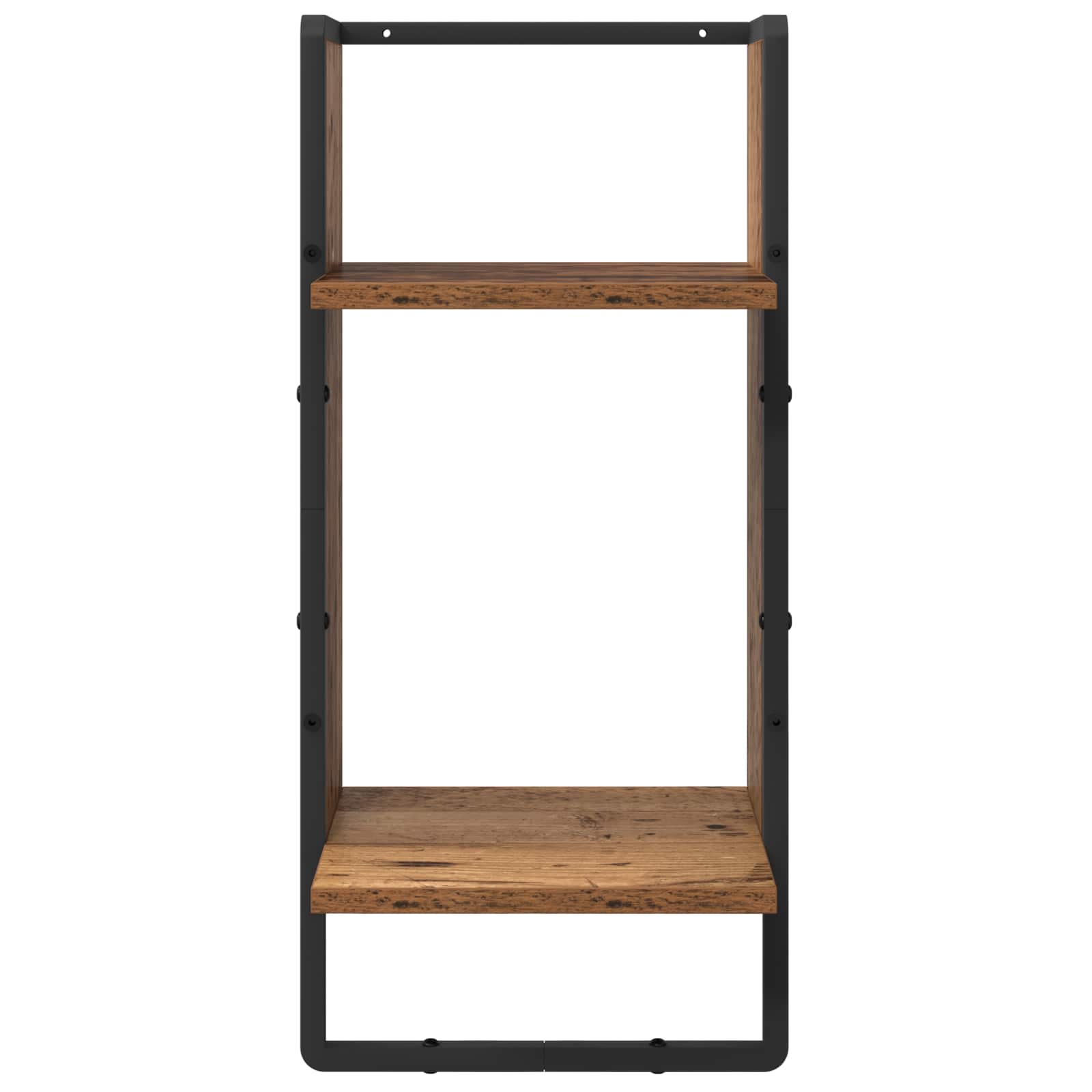 Set mensole da parete 4 pcs Legno vecchio 65 x 25 x 30 cm | homemem39