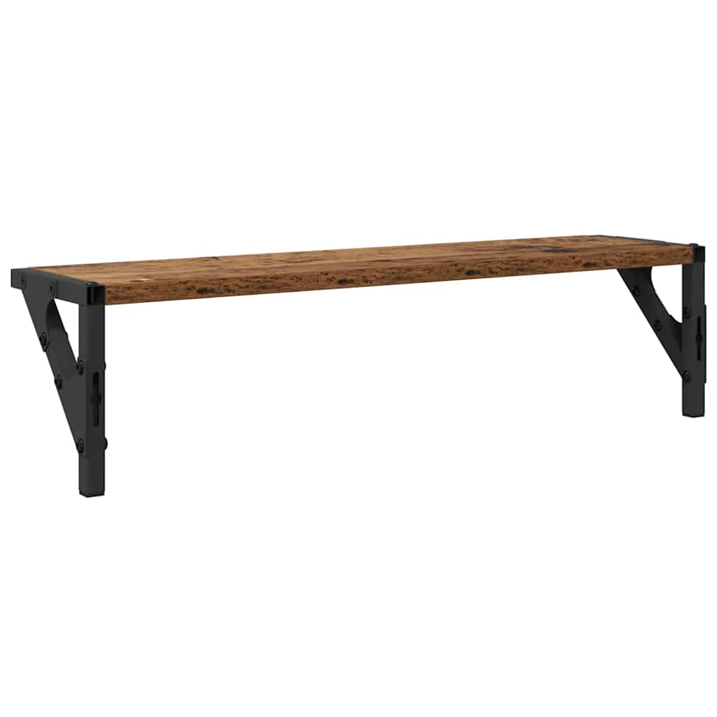 Scaffali da parete 2 pcs Legno vecchio 60 x 15 x 15,5 cm