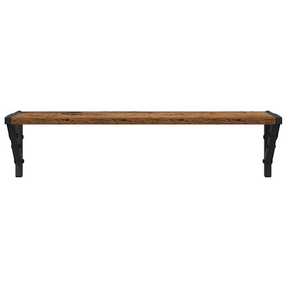 Scaffali da parete 2 pcs Legno vecchio 60 x 15 x 15,5 cm