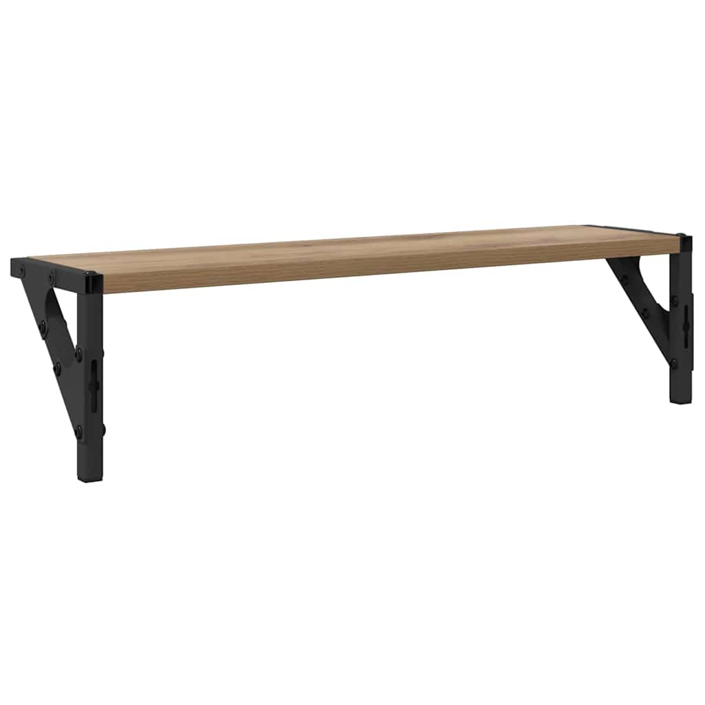 Scaffali da parete 2 pcs Rovere artigianale 60 x 15 x 15,5 cm