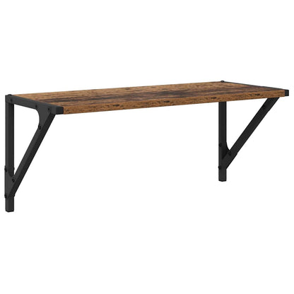 Scaffali da parete 2 pcs Legno vecchio 60 x 25 x 25,5 cm