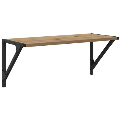 Scaffali da parete 2 pcs Rovere artigianale 60 x 25 x 25,5 cm