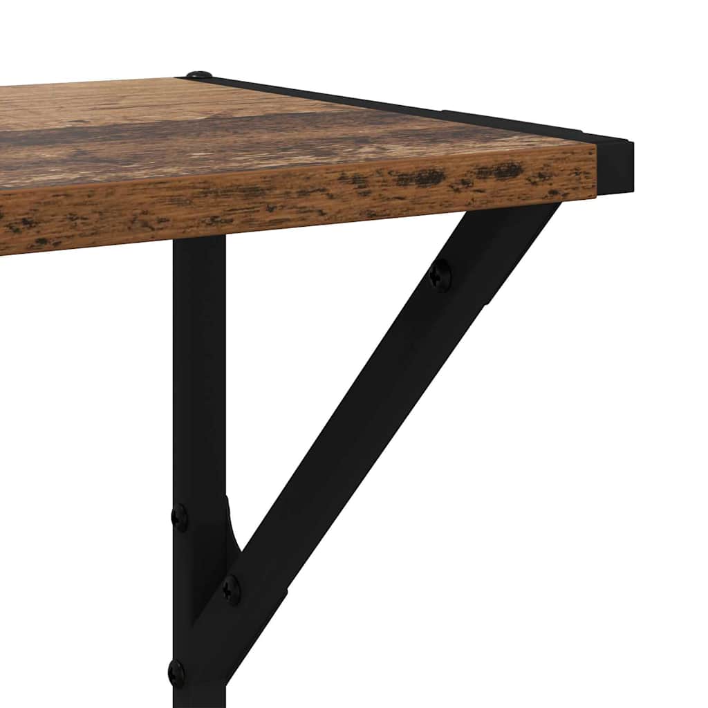 Scaffali da parete 2 pcs Legno vecchio 80 x 25 x 25,5 cm