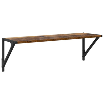 Scaffali da parete 2 pcs Legno vecchio 80 x 25 x 25,5 cm