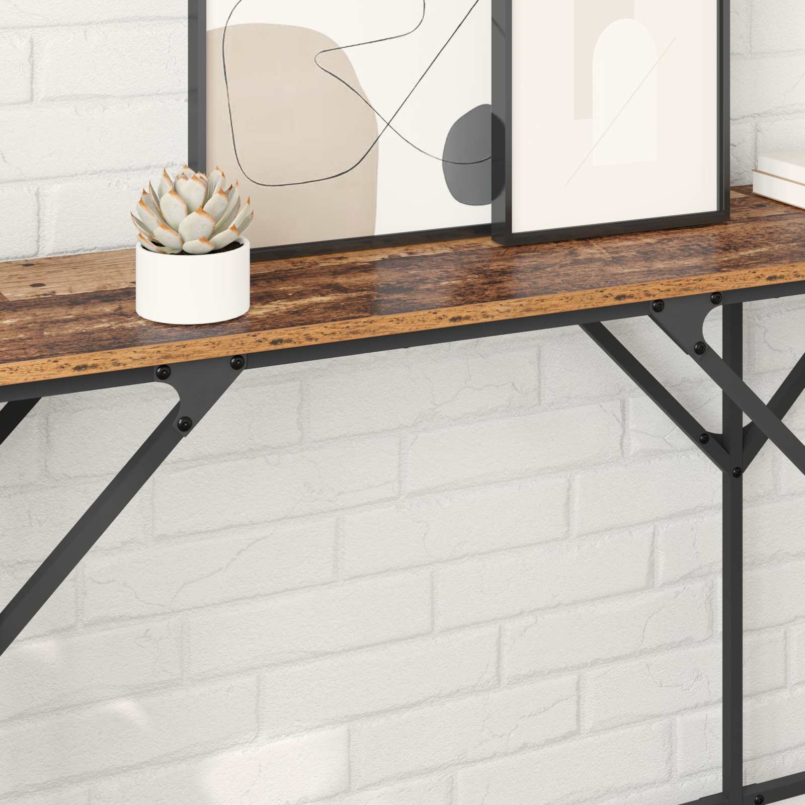 Tavolo consolle Legno vecchio 180 x 30 x 75 cm | homemem39