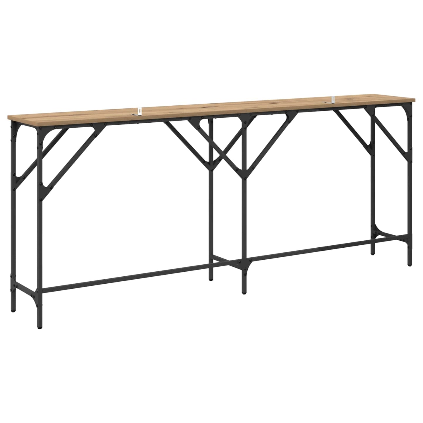 Tavolo consolle Rovere artigianale 180 x 30 x 75 cm | homemem39