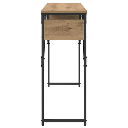 TavoloConsolle Rovere artigianale 105x30x75cm Legno multistrato