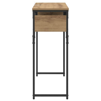 TavoloConsolle Rovere artigianale 75x30x75cm Legno multistrato