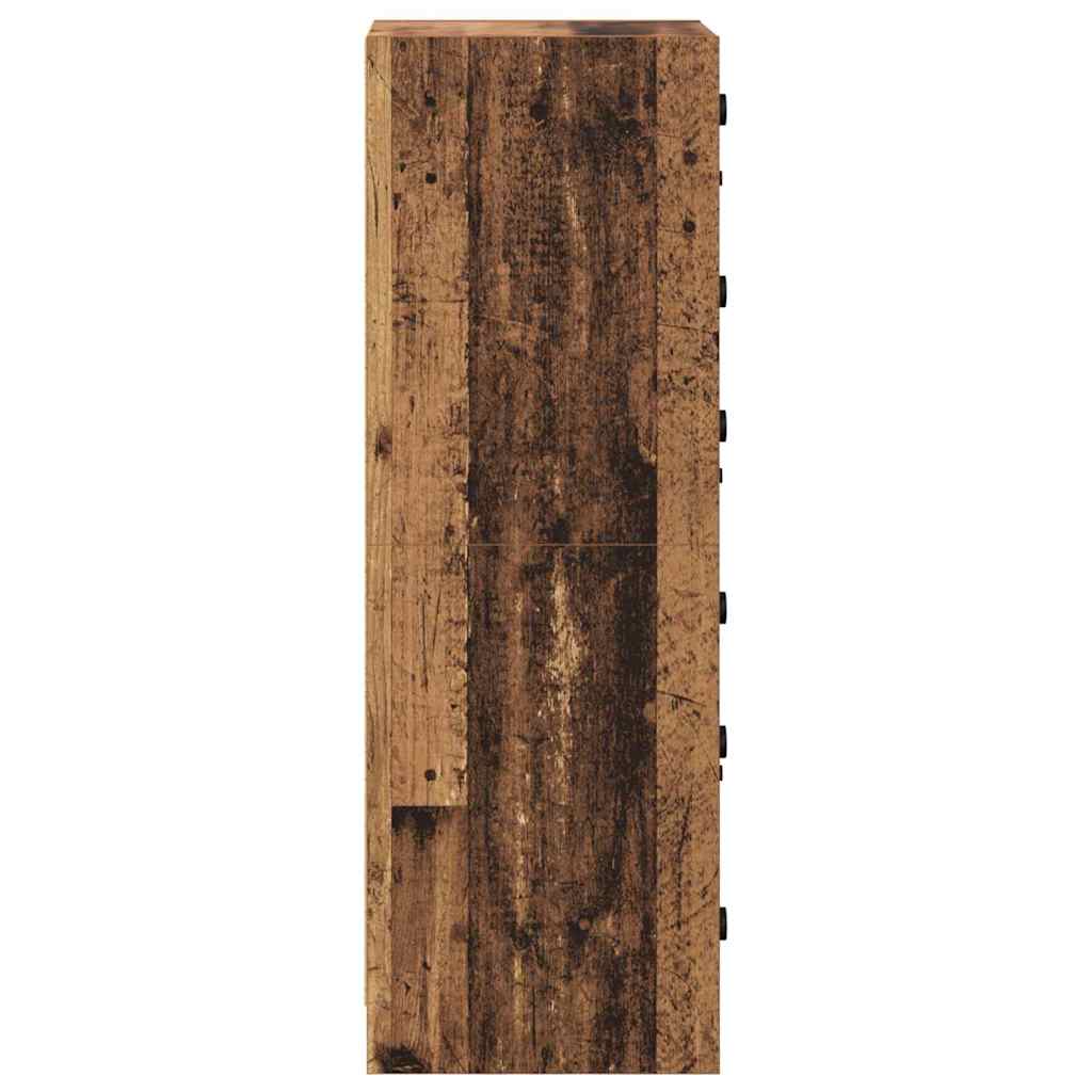 Credenza Legno vecchio 35 x 37 x 109 cm Legno multistrato