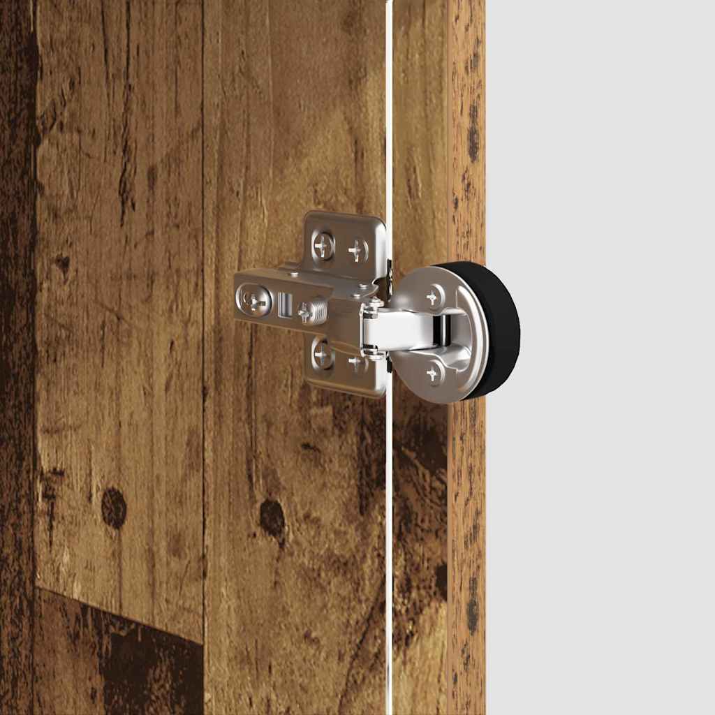 Credenza Legno vecchio 35 x 37 x 76 cm Legno multistrato