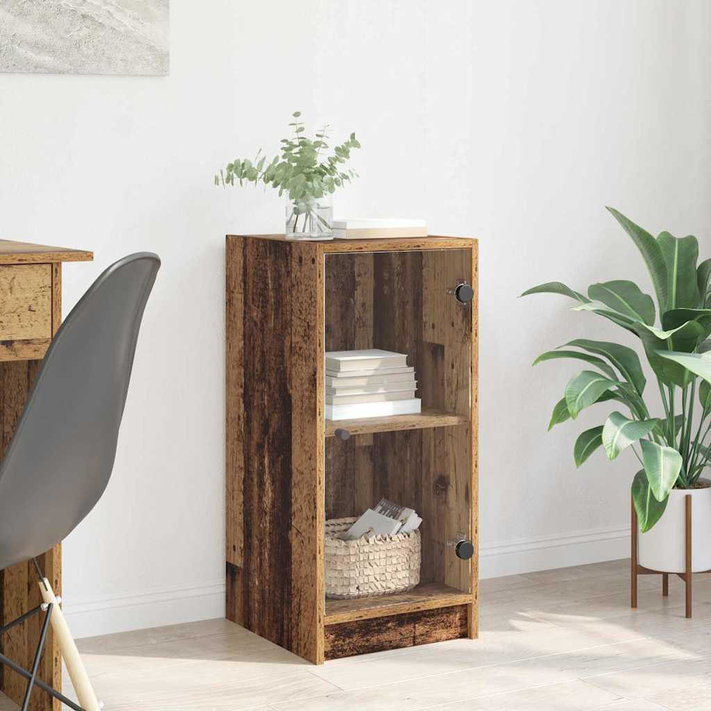 Credenza Legno vecchio 35 x 37 x 76 cm Legno multistrato