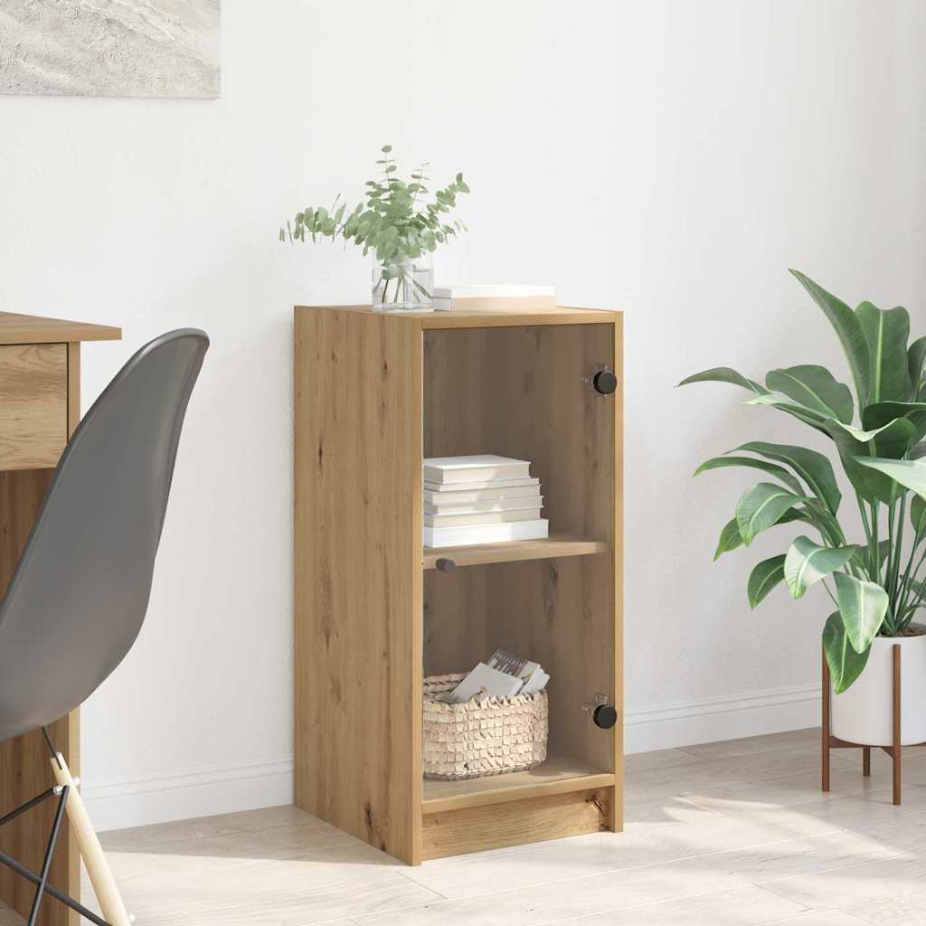 Credenza rovere artigianale 35 x 37 x 76 cm Legno multistrato