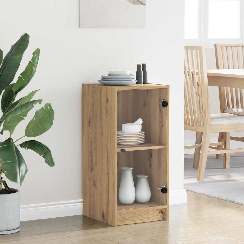 Credenza rovere artigianale 35 x 37 x 76 cm Legno multistrato