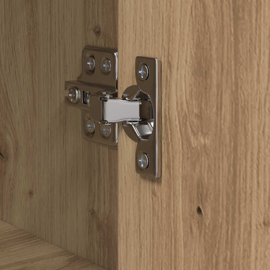 Credenza Rovere artigianale 35 x 37 x 142 cm Legno multistrato