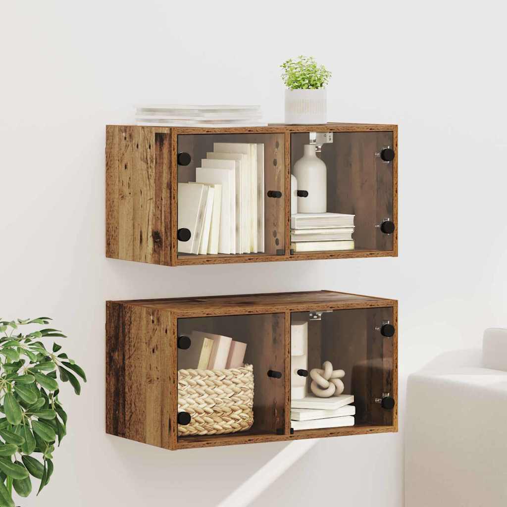 Armadi da Parete 2 pz 68 x 37 x 35 cm Legno ingegnerizzato | homemem39