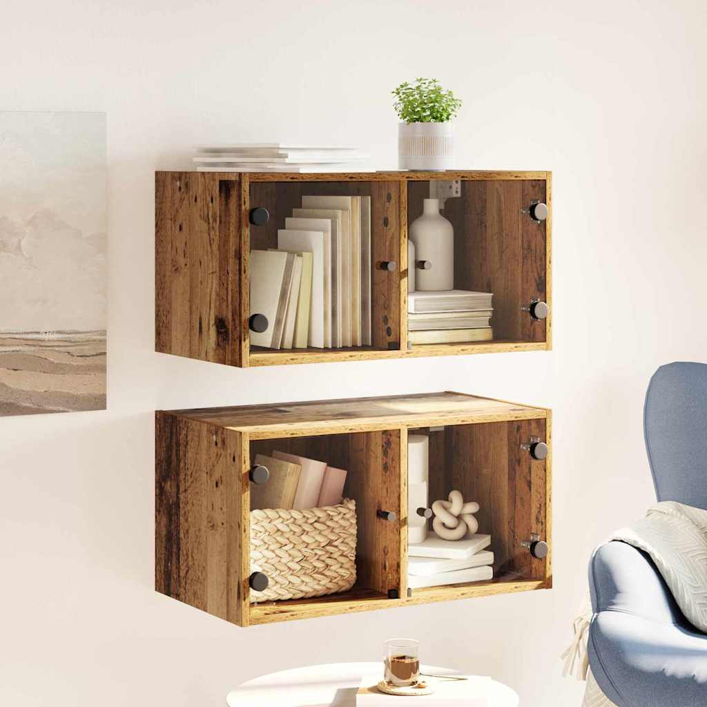 Armadi da Parete 2 pz 68 x 37 x 35 cm Legno ingegnerizzato | homemem39
