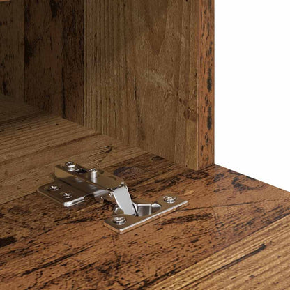 Mobiletti TV da Parete 2 pcs Legno vecchio 80 x 30 x 30 cm