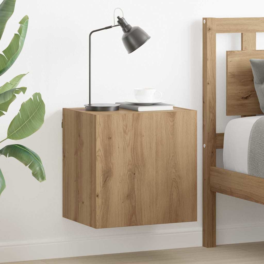 Mobiletti TV da Parete 2 pcs Rovere artigianale 40,5x30x40cm