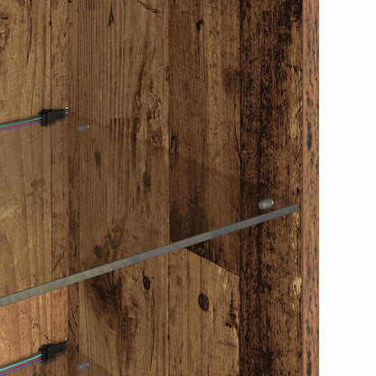 Mobiletti TV a parete 2 pcs Legno vecchio 30,5 x 30 x 90 cm