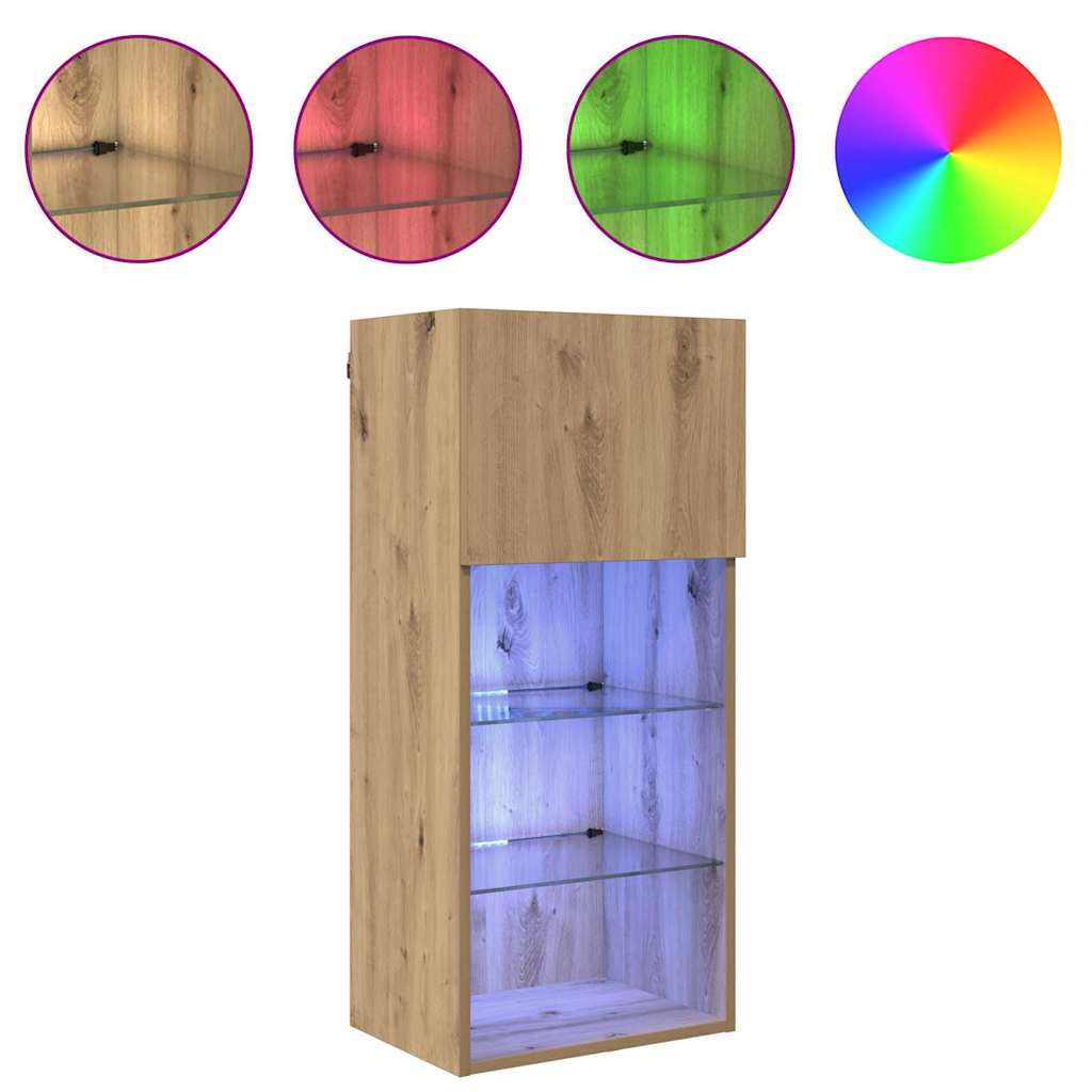 Mobile TV da Parete Rovere artigianale 40,5 x 30 x 90 cm