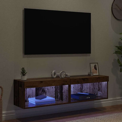 Mobili TV 2 pcs Legno vecchio 60 x 30 x 30 cm Legno multistrato