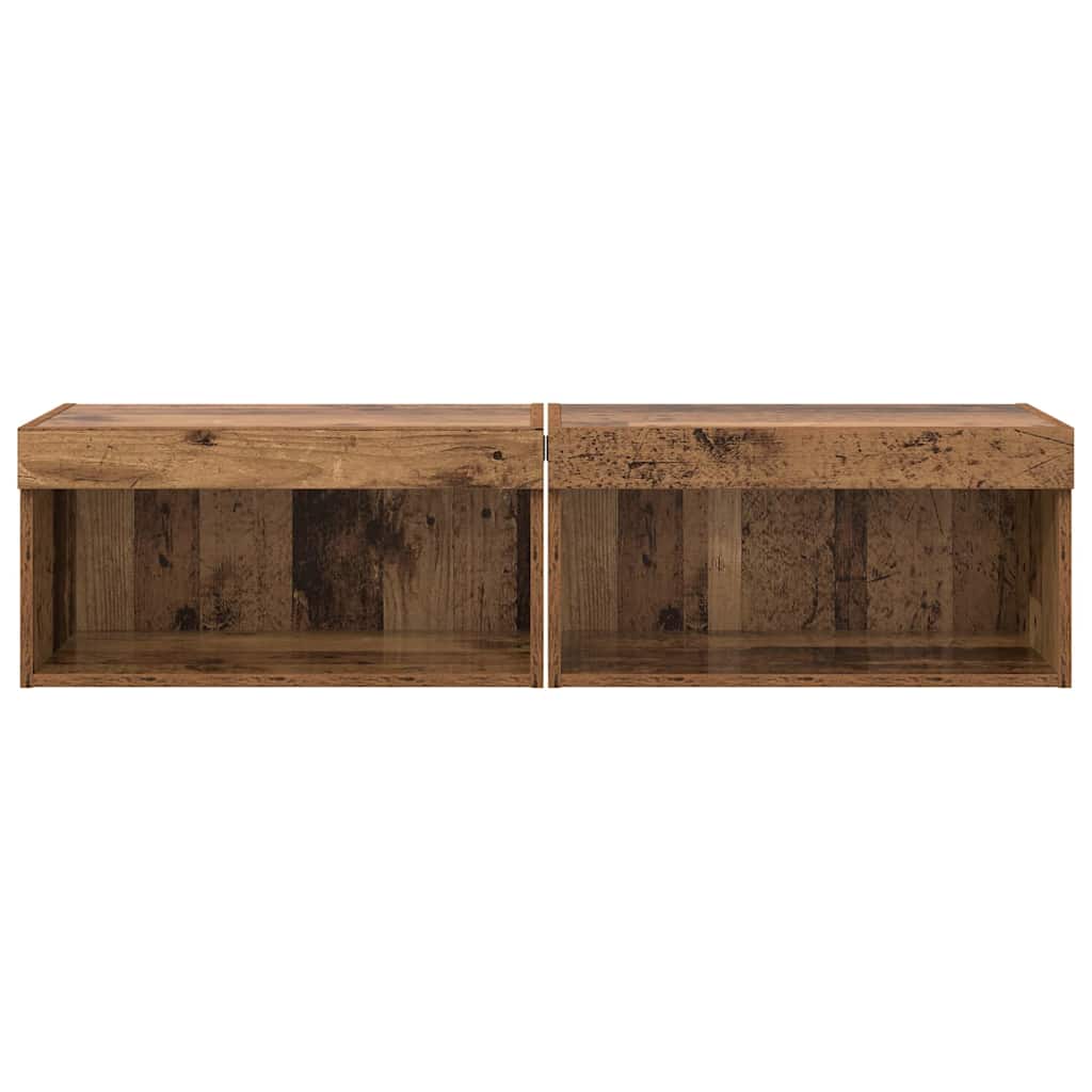 Mobili TV 2 pcs Legno vecchio 60 x 30 x 30 cm Legno multistrato