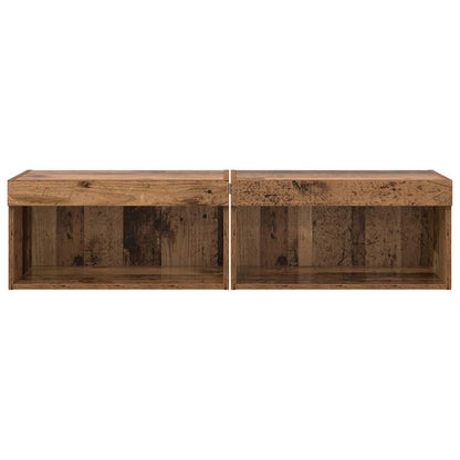 Mobili TV 2 pcs Legno vecchio 60 x 30 x 30 cm Legno multistrato