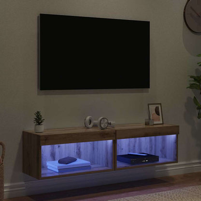 Mobili TV 2 pcs Rovere artigianale 60 x 30 x 30 cm