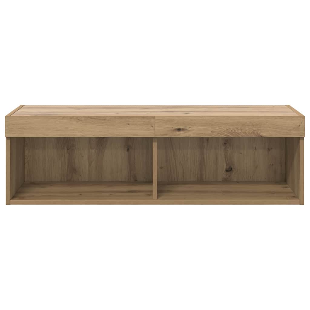 Mobile TV da parete Panama Rovere artigianale 100 x 30 x 30 cm